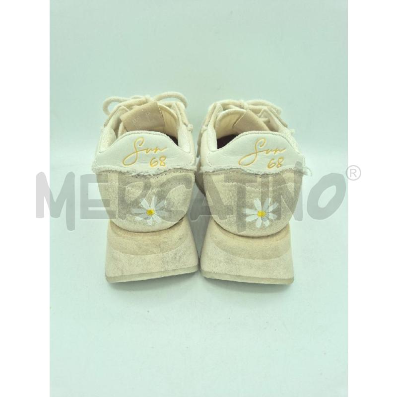 SCARPE DONNA SUN 68 BEIGE E PANNA  | Mercatino dell'Usato Trapani via libica 2