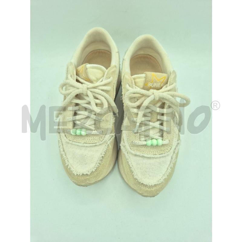 SCARPE DONNA SUN 68 BEIGE E PANNA  | Mercatino dell'Usato Trapani via libica 3