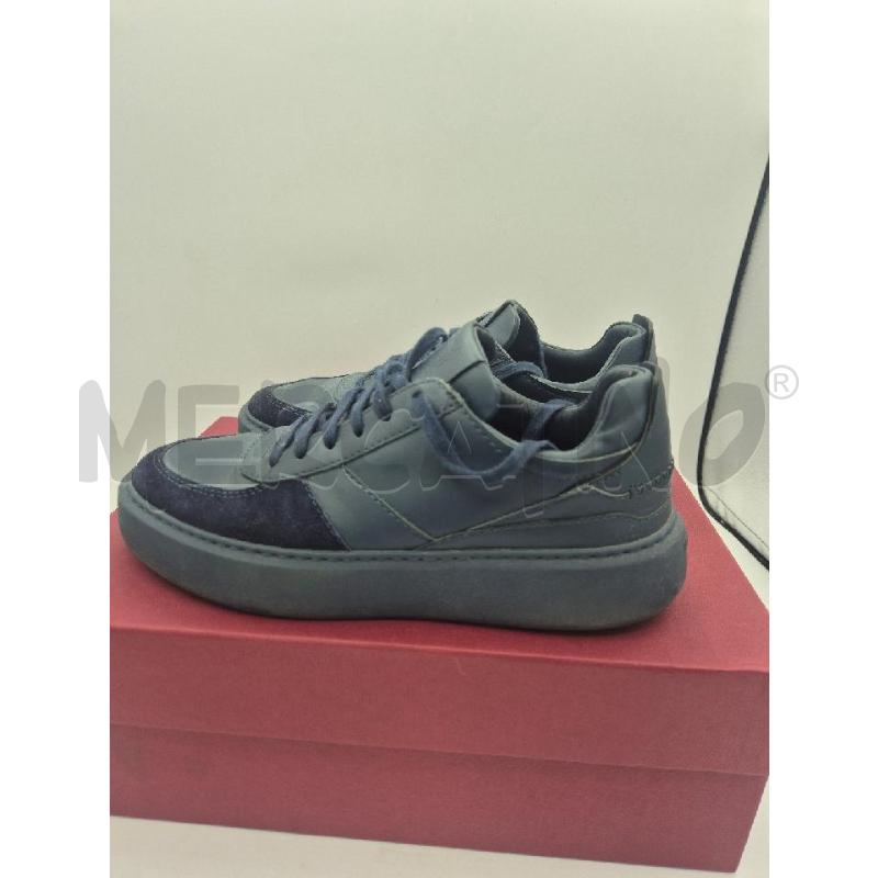 SCARPE UOMO ACQUASPARTA BLU SCAMOSCIATA  | Mercatino dell'Usato Trapani via libica 1