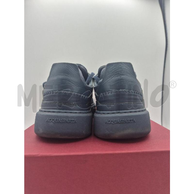 SCARPE UOMO ACQUASPARTA BLU SCAMOSCIATA  | Mercatino dell'Usato Trapani via libica 2