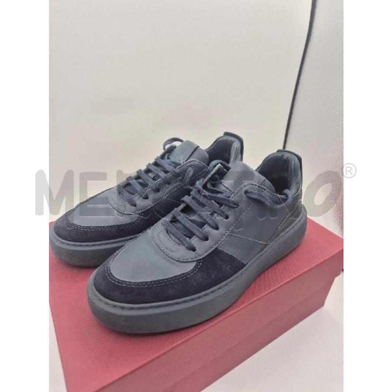 SCARPE UOMO ACQUASPARTA BLU SCAMOSCIATA  | Mercatino dell'Usato Trapani via libica 5