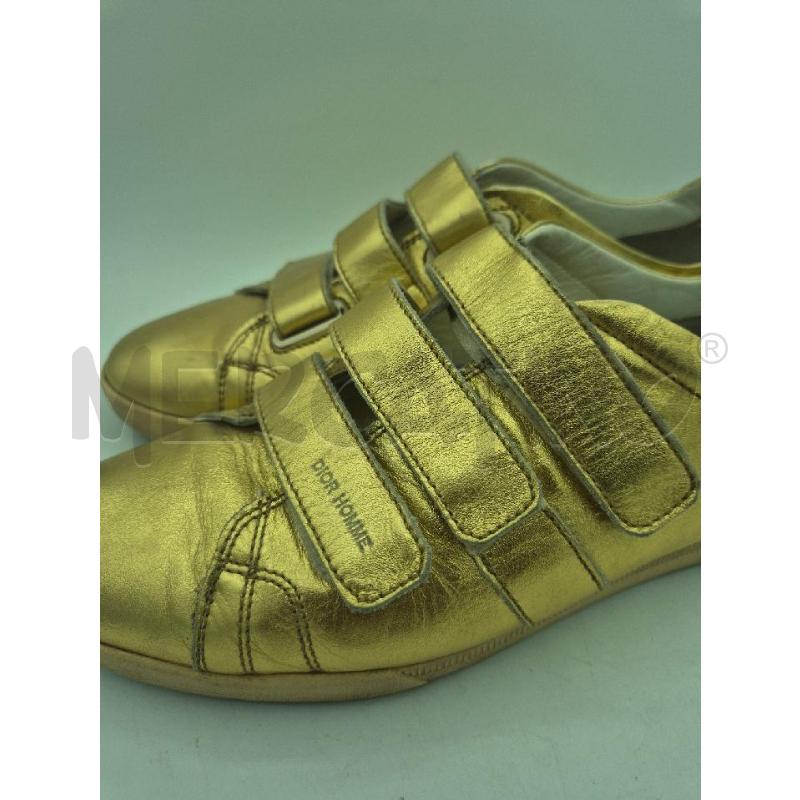SCARPE UOMO DIOR DORATE CON STRAPPI  | Mercatino dell'Usato Trapani via libica 3