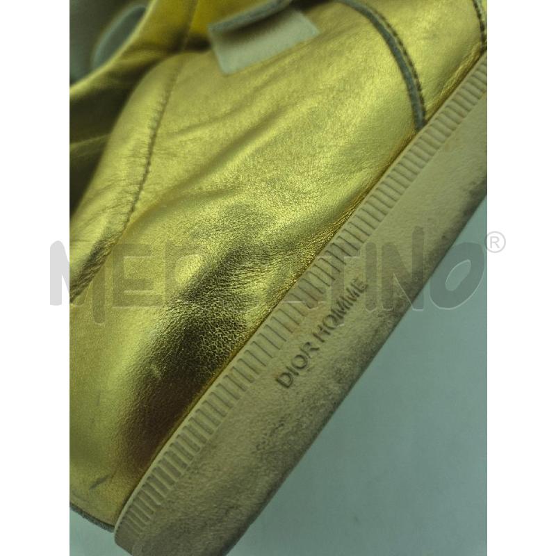 SCARPE UOMO DIOR DORATE CON STRAPPI  | Mercatino dell'Usato Trapani via libica 5