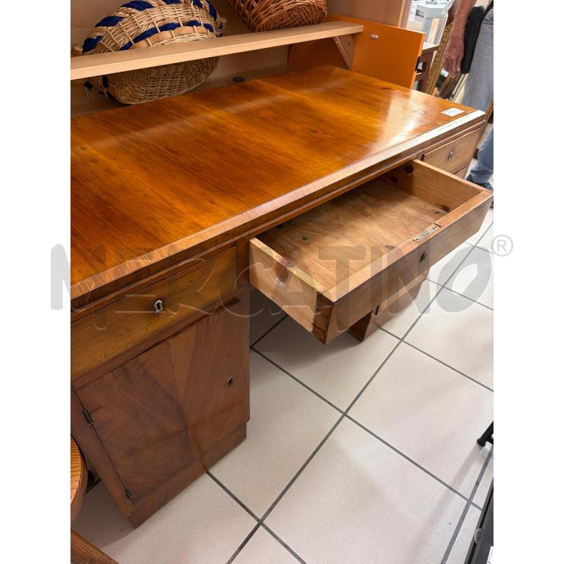 SCRIVANIA EPOCA LEGNO MARRO'  | Mercatino dell'Usato Trapani via libica 2