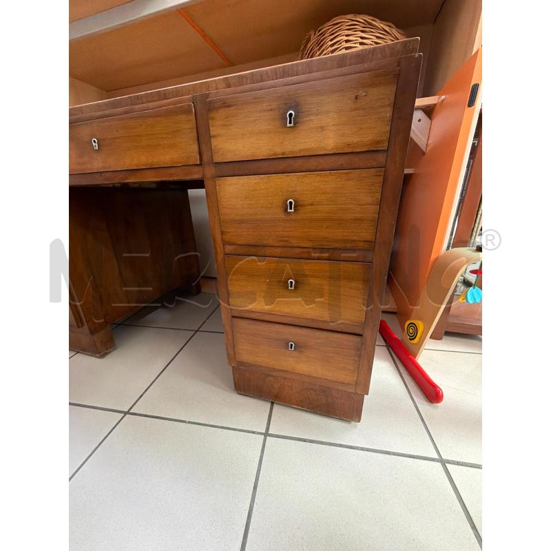 SCRIVANIA EPOCA LEGNO MARRO'  | Mercatino dell'Usato Trapani via libica 3