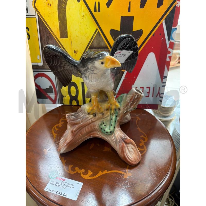 SCULTURA ACQUILA  CERAMICA  | Mercatino dell'Usato Trapani via libica 1