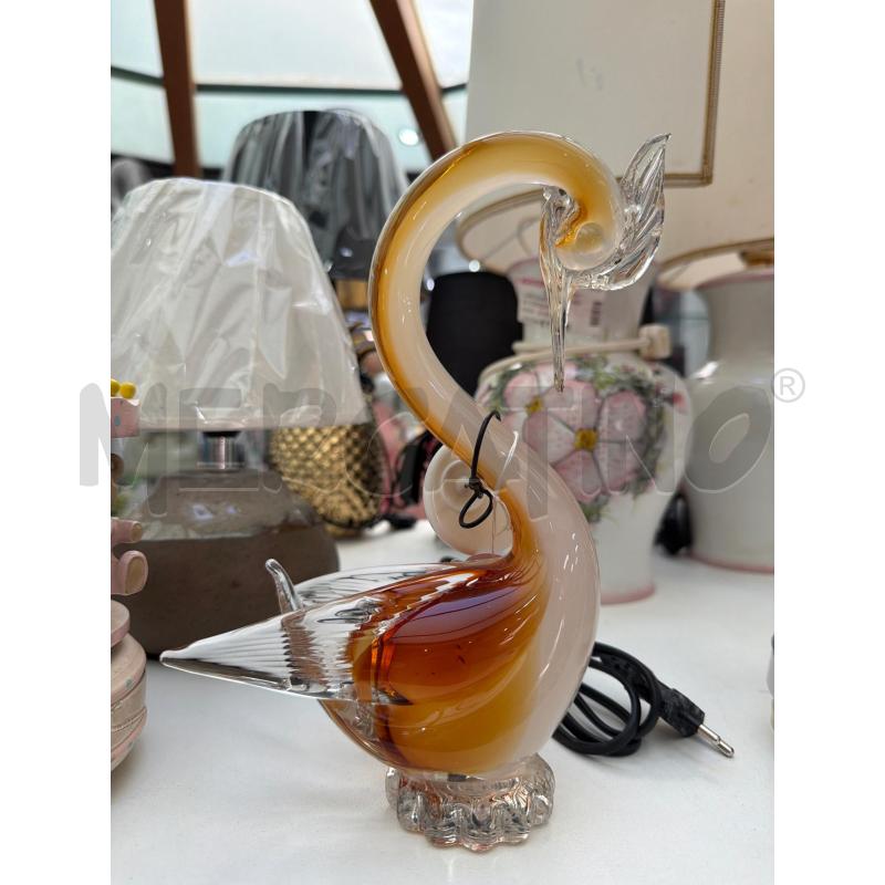 SCULTURA CIGNO MURANO | Mercatino dell'Usato Trapani via libica 1