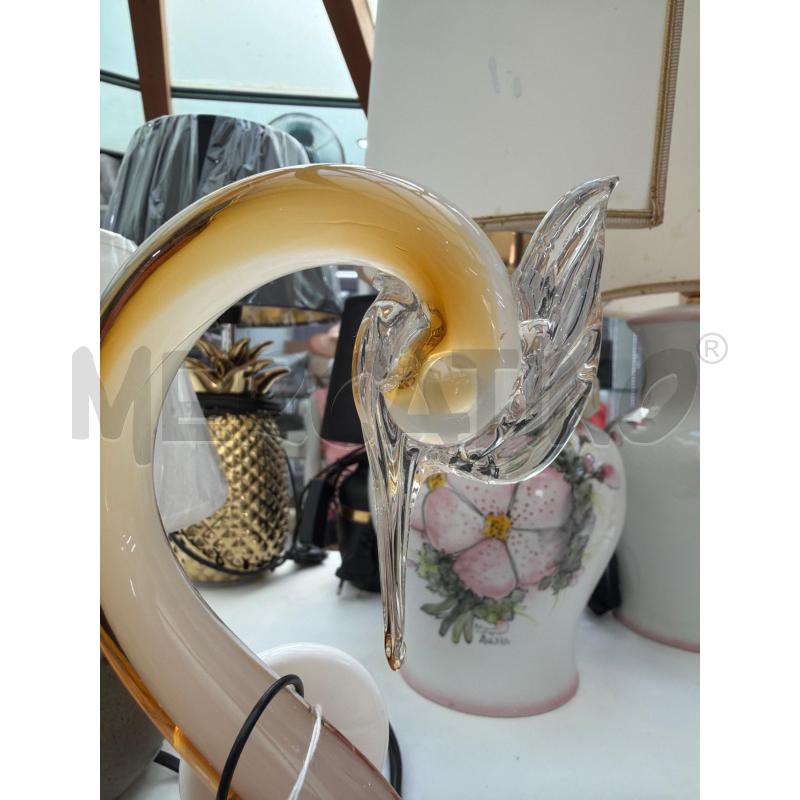 SCULTURA CIGNO MURANO | Mercatino dell'Usato Trapani via libica 2