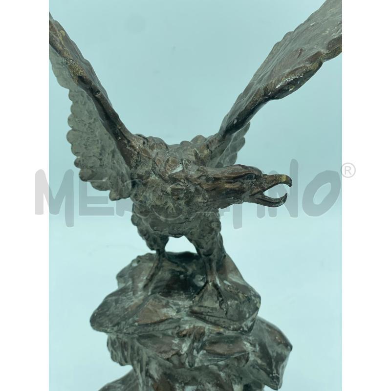 SCULTURA METALLO ACQUILA  | Mercatino dell'Usato Trapani via libica 2