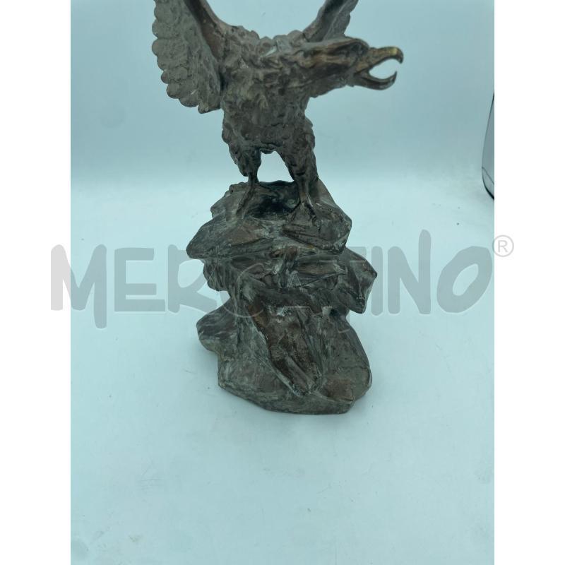 SCULTURA METALLO ACQUILA  | Mercatino dell'Usato Trapani via libica 3