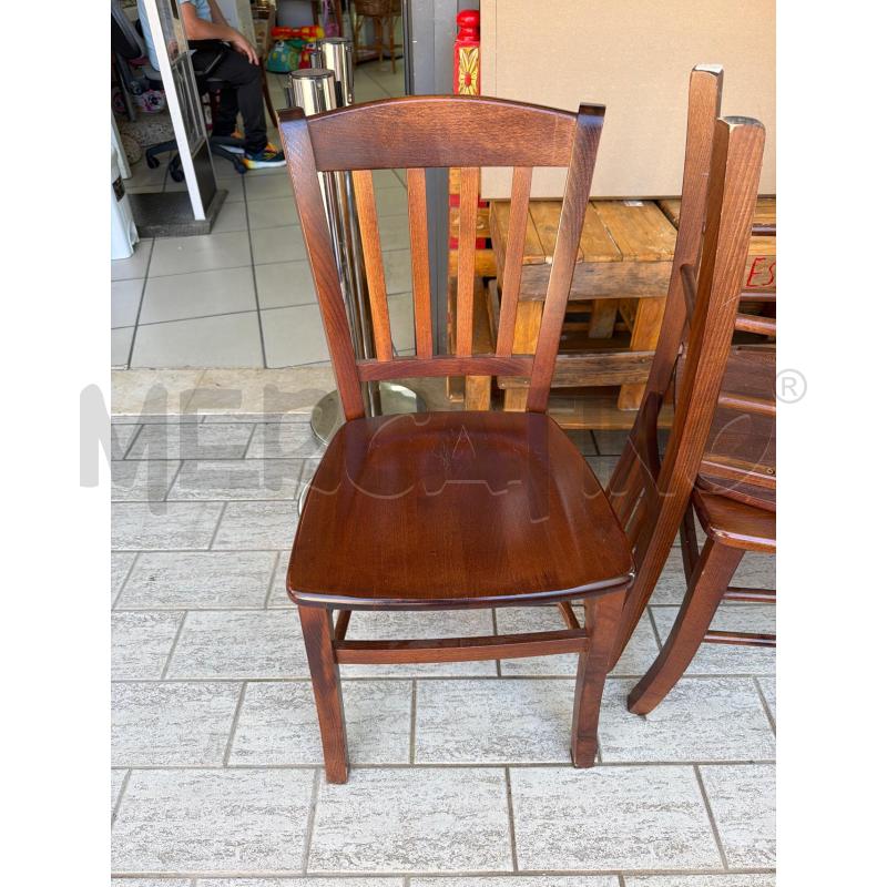 SEDIE PZ. 4 LEGNO | Mercatino dell'Usato Trapani via libica 1