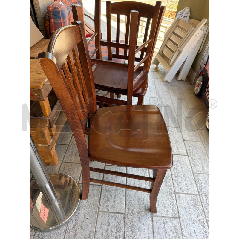 SEDIE PZ. 4 LEGNO | Mercatino dell'Usato Trapani via libica 2