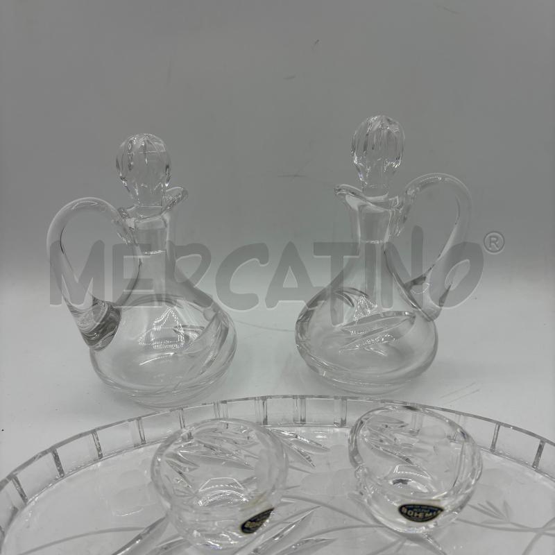 SEDT OLIERA CRISTALLO BOHEMIA  | Mercatino dell'Usato Trapani via libica 2