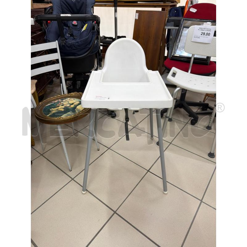 SEGGIOLINO PAPPA BIANCO | Mercatino dell'Usato Trapani via libica 1