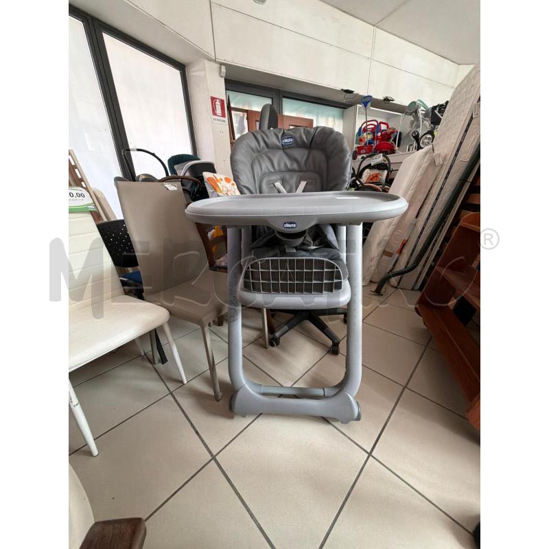 SEGGIOLONE BIMBO CHICCO GRIGIO  | Mercatino dell'Usato Trapani via libica 1