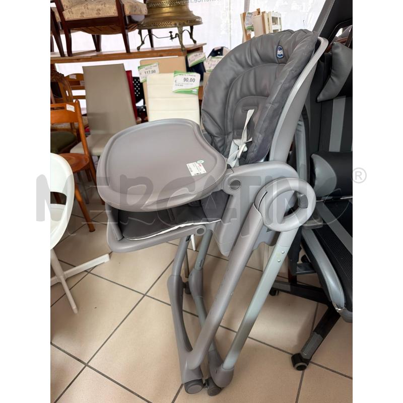 SEGGIOLONE BIMBO CHICCO GRIGIO  | Mercatino dell'Usato Trapani via libica 3