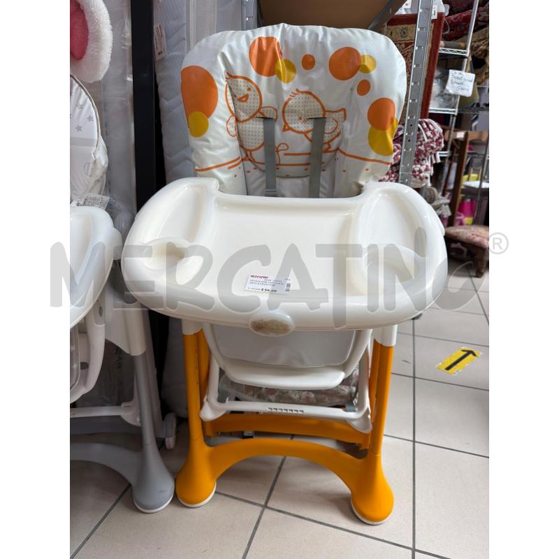 SEGGIOLONE CAM CAM BIANCO E ARANCIONE | Mercatino dell'Usato Trapani via libica 1