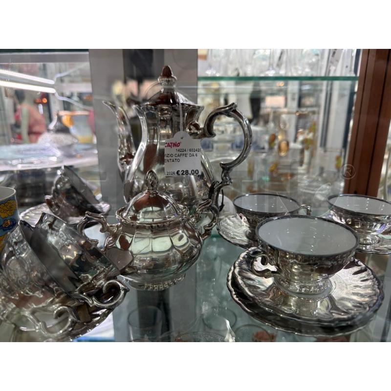 SERVIZIO CAFFE' DA 6 ARGENTATO  | Mercatino dell'Usato Trapani via libica 1