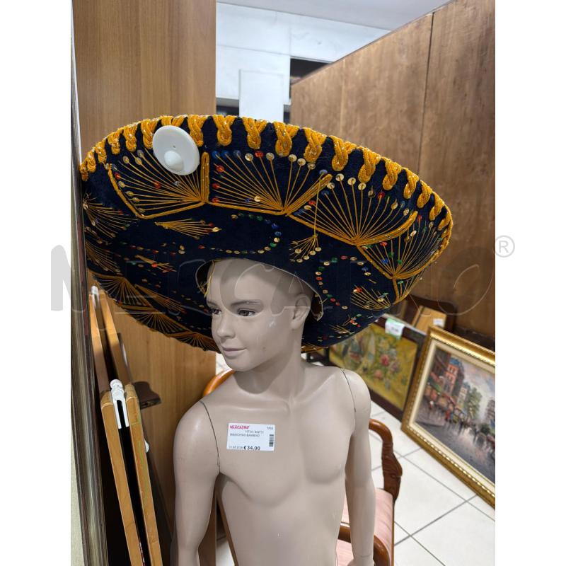 SOMBRERO BLU E DORATO | Mercatino dell'Usato Trapani via libica 2