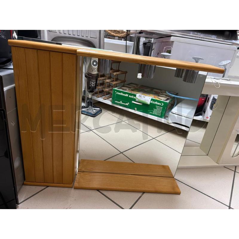 SPECCHIERA BAGNO COLORE LEGNO | Mercatino dell'Usato Trapani via libica 2