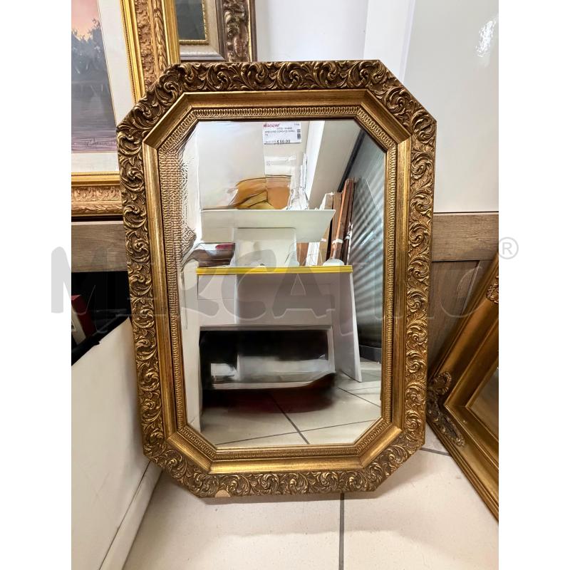 SPECCHIO CORNICE DORATO | Mercatino dell'Usato Trapani via libica 2