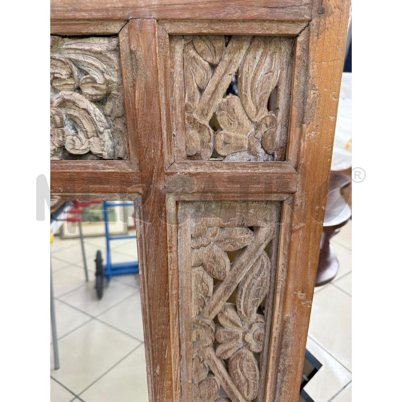 SPECCHIO CORNICE LEGNO CHIARO | Mercatino dell'Usato Trapani via libica 2