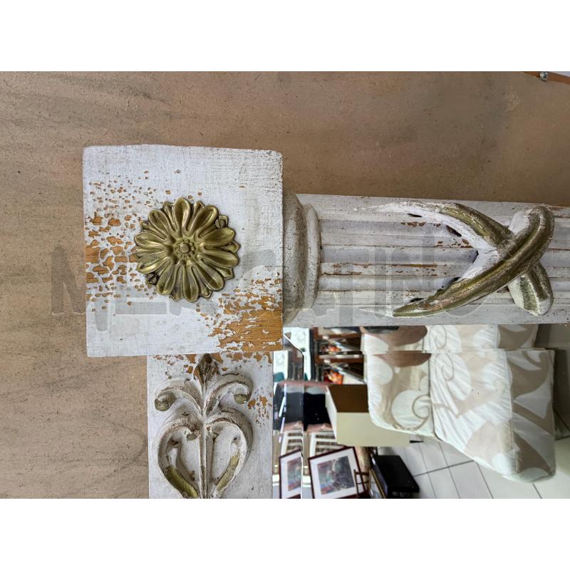 SPECCHIO CORNICE LEGNO LAVORATA  | Mercatino dell'Usato Trapani via libica 2