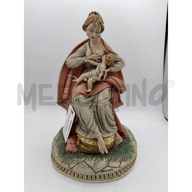 STATUETTA CAPODIMONTE MATERNITA' GALLI | Mercatino dell'Usato Trapani via libica 1