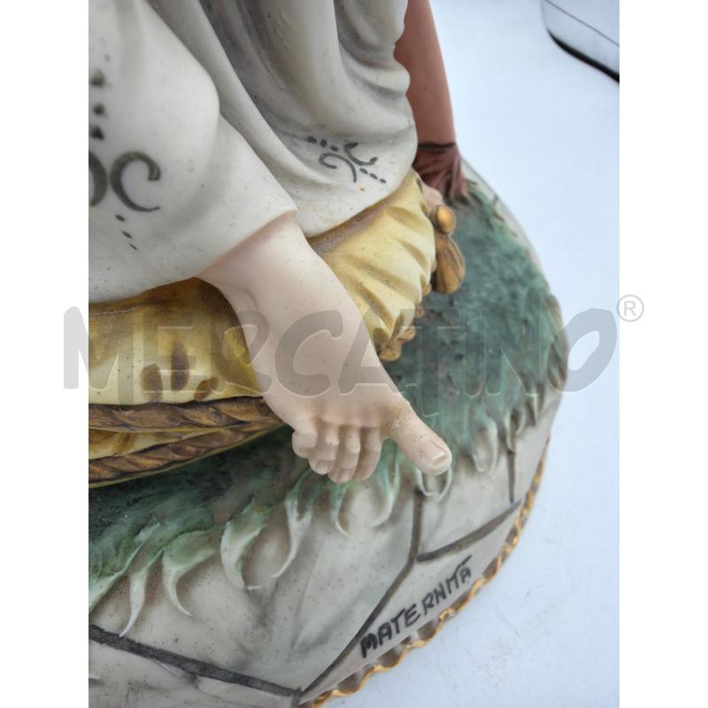 STATUETTA CAPODIMONTE MATERNITA' GALLI | Mercatino dell'Usato Trapani via libica 2