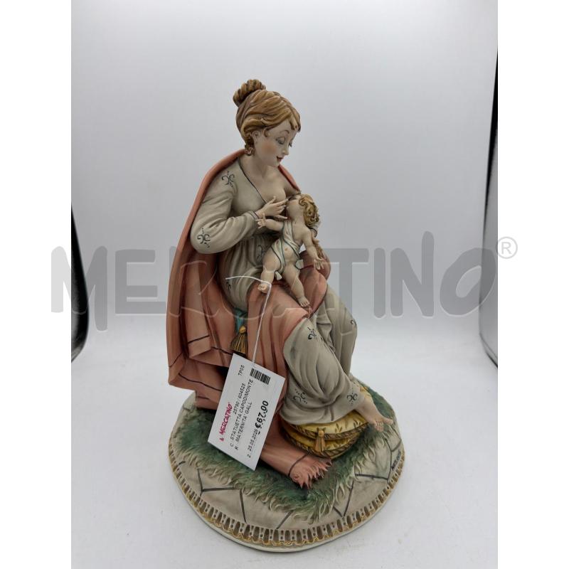 STATUETTA CAPODIMONTE MATERNITA' GALLI | Mercatino dell'Usato Trapani via libica 4