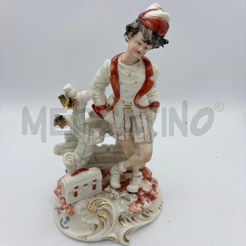 STATUETTA CAPODIMONTE MENEGHETTI  | Mercatino dell'Usato Trapani via libica 1