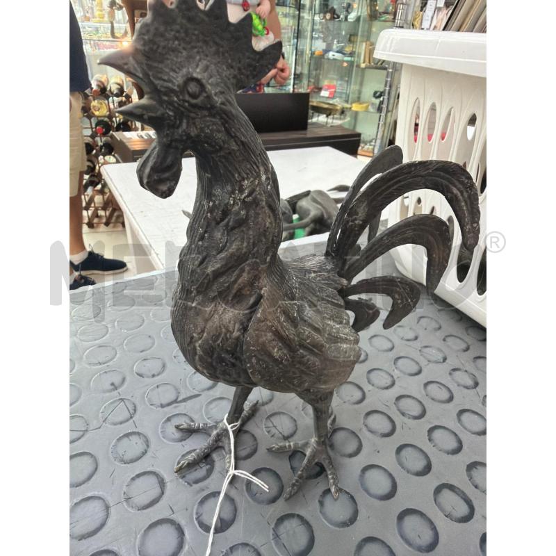 STATUETTA METALLO GALLO | Mercatino dell'Usato Trapani via libica 2
