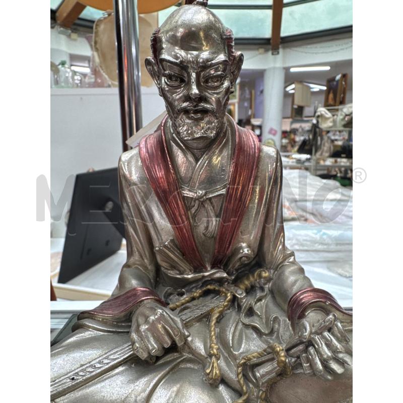 STATUETTA SAMURAI BASE NERA  | Mercatino dell'Usato Trapani via libica 2