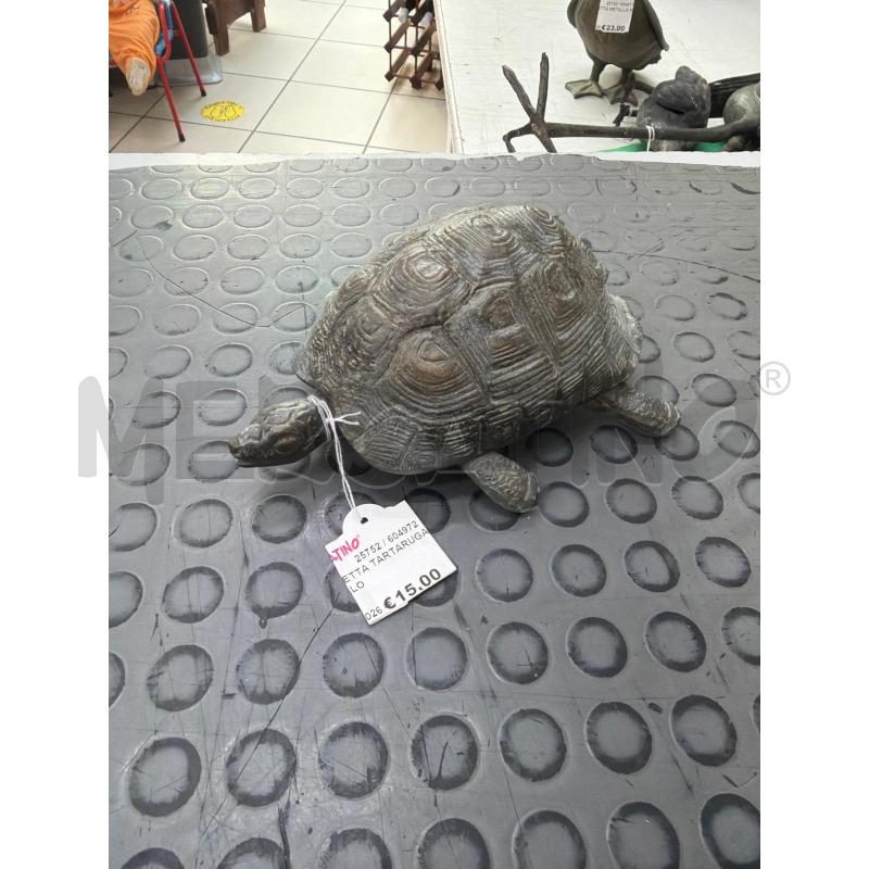 STATUETTA TARTARUGA  METALLO | Mercatino dell'Usato Trapani via libica 1