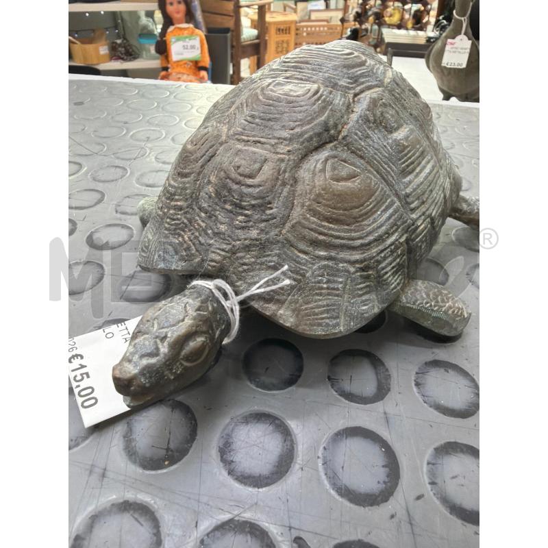 STATUETTA TARTARUGA  METALLO | Mercatino dell'Usato Trapani via libica 2