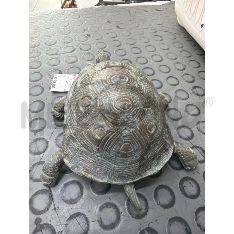STATUETTA TARTARUGA  METALLO | Mercatino dell'Usato Trapani via libica 3