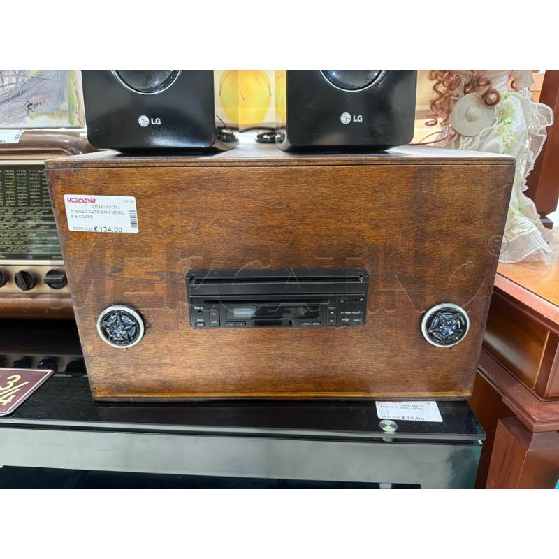 STEREO AUTO CON MOBILE E CASSE  | Mercatino dell'Usato Trapani via libica 3
