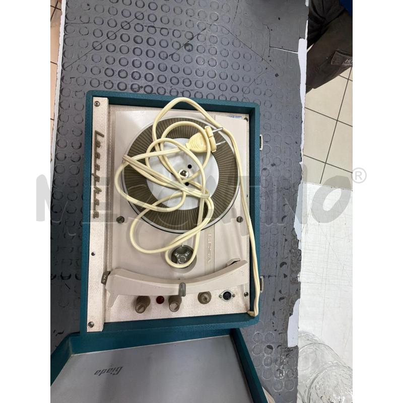 STEREO GIRADISCHI BLU E BIANCO LESAPHOR | Mercatino dell'Usato Trapani via libica 2