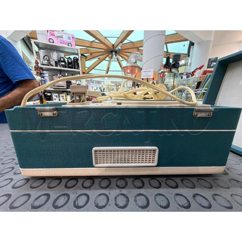STEREO GIRADISCHI BLU E BIANCO LESAPHOR | Mercatino dell'Usato Trapani via libica 3