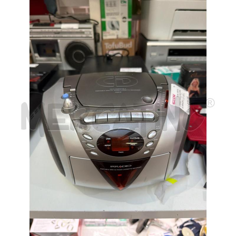 STEREO PORTATILE GRIGIO IRRADIO | Mercatino dell'Usato Trapani via libica 1