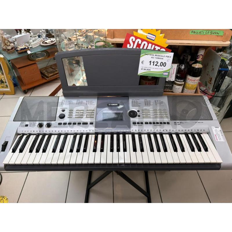 TASTIERA MUSICALE PSR.E 403 YAMAHA | Mercatino dell'Usato Trapani via libica 1