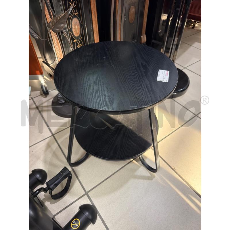 TAVOLINO ROTONDO 2M PIANI NERO | Mercatino dell'Usato Trapani via libica 1