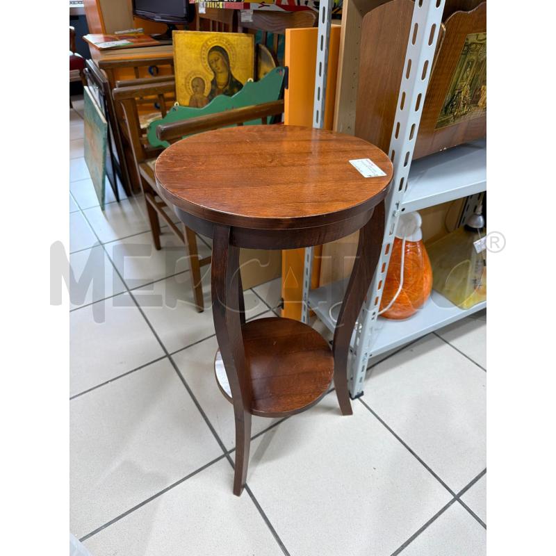 TAVOLINO ROTONDO LEGNO | Mercatino dell'Usato Trapani via libica 1