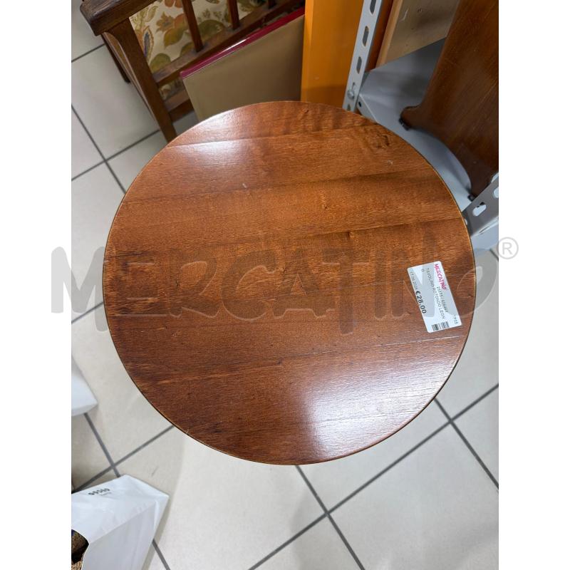 TAVOLINO ROTONDO LEGNO | Mercatino dell'Usato Trapani via libica 2