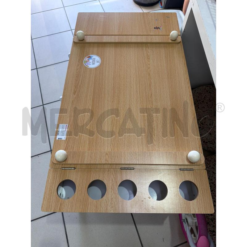 TAVOLINO+SEDIA IN LEGNO PIEDI BIANCHI | Mercatino dell'Usato Trapani via libica 3