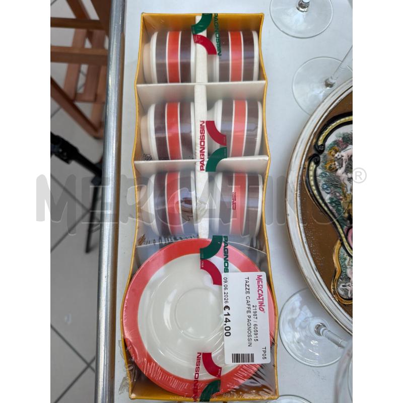 TAZZE CAFFE PAGNOSSIN | Mercatino dell'Usato Trapani via libica 1