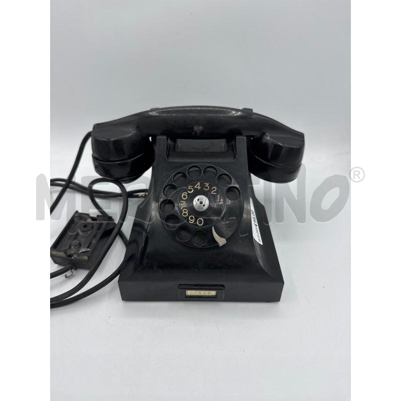 TELEFONO VINTAGE NERO | Mercatino dell'Usato Trapani via libica 1
