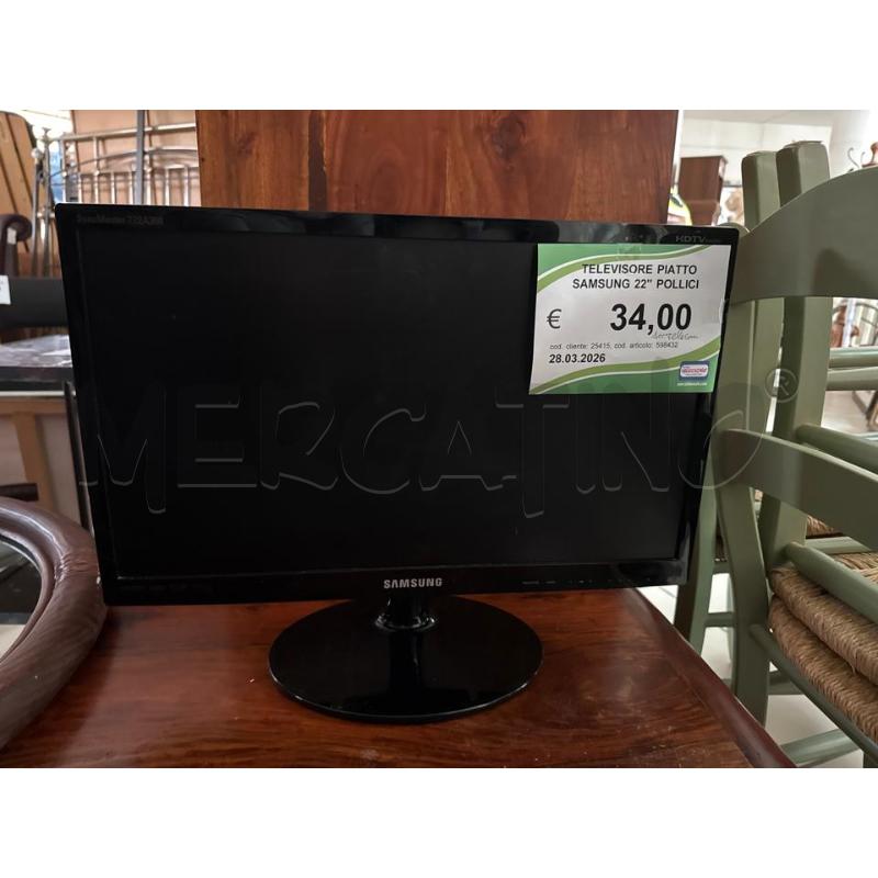 TELEVISORE PIATTO SAMSUNG 22'' POLLICI | Mercatino dell'Usato Trapani via libica 1