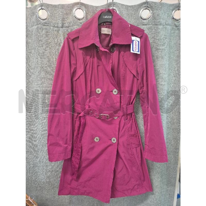 TRENCH DONNA LINEAEMME FUCSIA  | Mercatino dell'Usato Trapani via libica 1