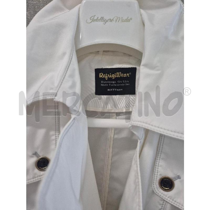 TRENCH DONNA REFRIGIWEAR BIANCO | Mercatino dell'Usato Trapani via libica 2